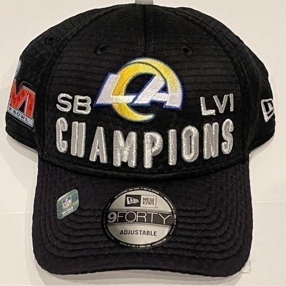 Los Angeles Rams‎ New Era Super Bowl LVI Champions Locker Room Trophy Hat NEW - Picture 3 of 12